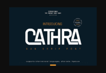 Cathra Font Poster 1