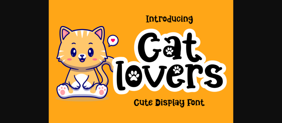 Catlovers Font Poster 3