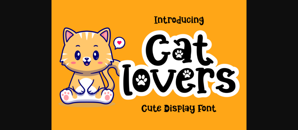 Catlovers Font Poster 1