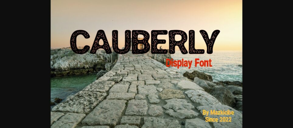 Cauberly Font Poster 3