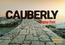 Cauberly Font Poster 1
