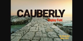 Cauberly Font Poster 1