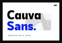 Cauva Font Poster 1