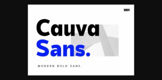 Cauva Font Poster 1