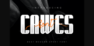 Cawes Font Poster 1