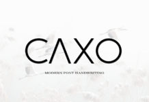 Caxo Font Poster 1