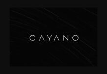 Cayano Font Poster 1