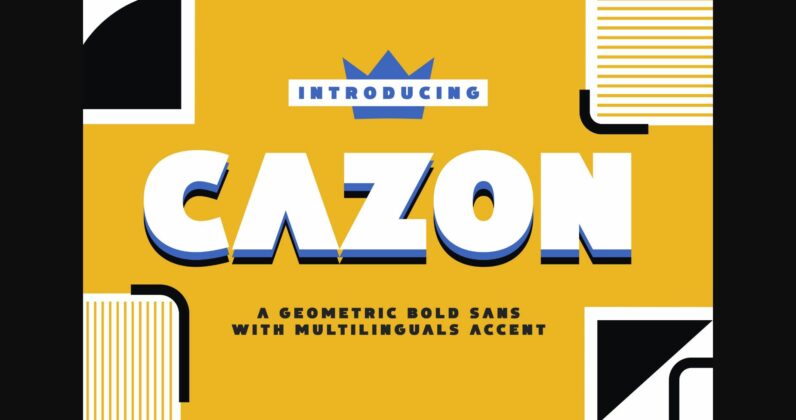 Cazon Font Poster 1