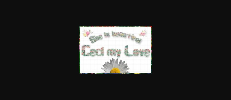 Ceci My Love Font Poster 3