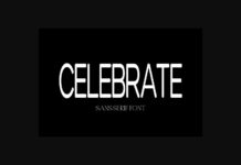 Celebrate Font Poster 1