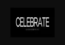 Celebrate Font Celebrate Font Poster 1