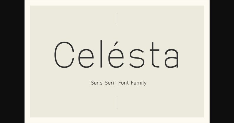 Celesta Font Poster 3