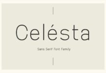 Celesta Font Poster 1