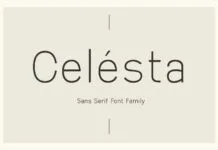 Celesta Font Poster 1