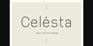 Celesta Font Poster 1