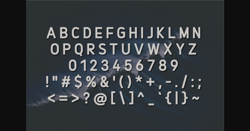 Celestial Font Poster 5