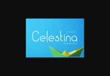 Celestina Font Poster 1