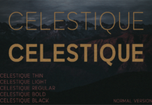 Celestique Font Poster 1