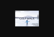 Celfwalk Font Poster 1