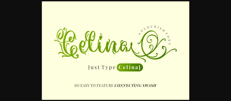 Celina Duo Font Poster 4