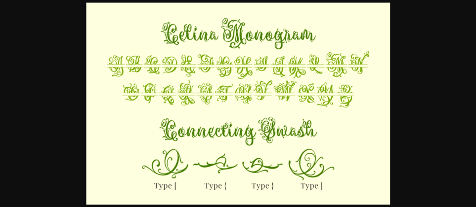 Celina Duo Font Poster 7