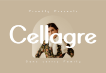 Cellagre Font Cellagre Font Poster 1