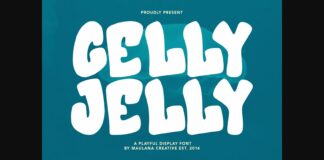 Celly Jelly Font Poster 1