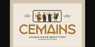 Cemains Font Poster 1