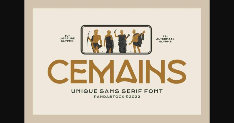 Cemains Font Poster 1