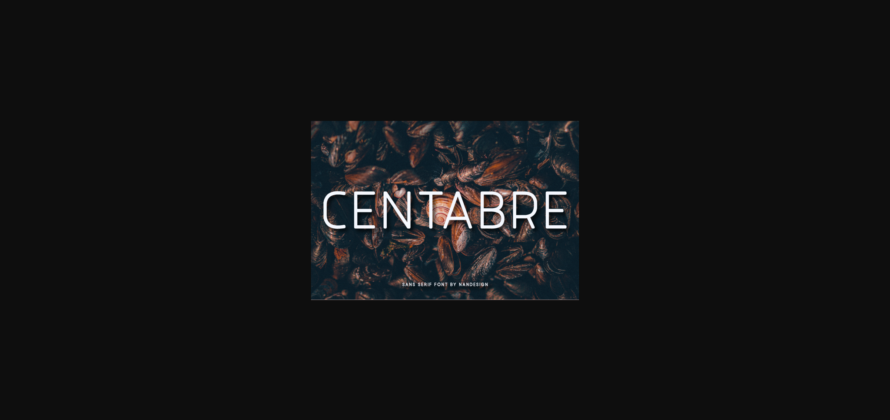 Centabre Font Poster 3