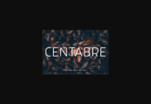 Centabre Font Poster 1