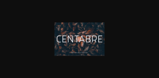 Centabre Font Poster 1