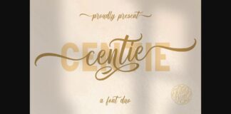 Centie Font Poster 1
