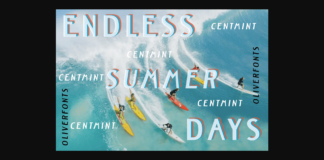 Centmint Font Poster 1