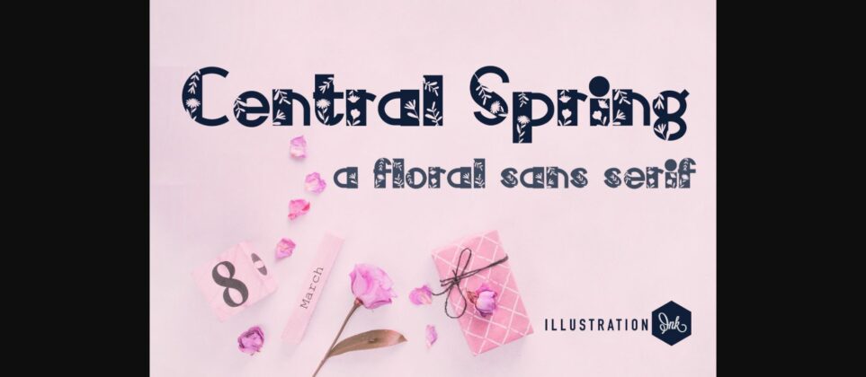 Central Spring Font Poster 3