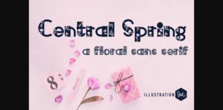 Central Spring Font Poster 1