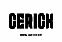 Cercik Font Poster 1