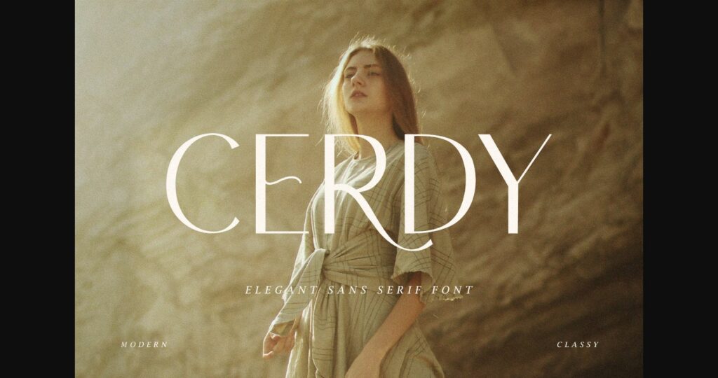 Cerdy Font Poster 3