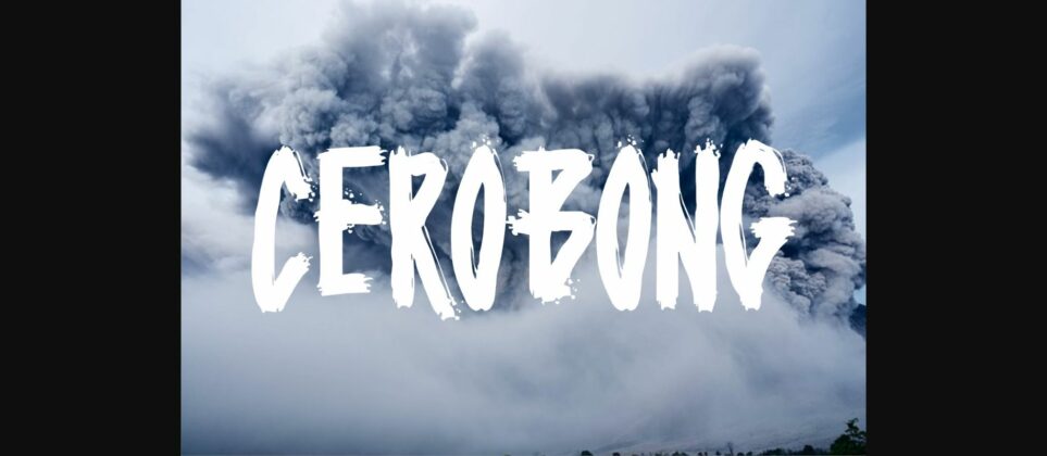 Cerobong Font Poster 3