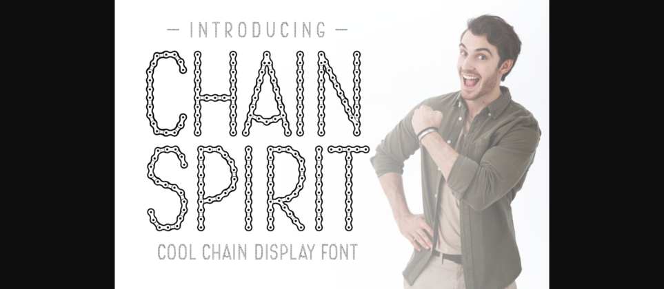 Chain Spirit Font Poster 3