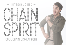 Chain Spirit Font Poster 1