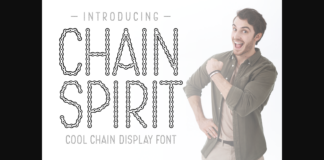 Chain Spirit Font Poster 1