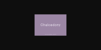 Chalcedony Font Poster 1
