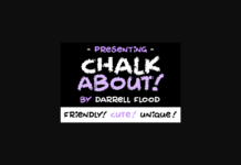 Chalkabout Font Poster 1