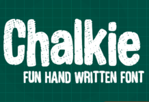 Chalkie Font Poster 1