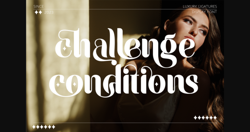 Challenge Conditions Font Poster 9