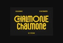 Chalmone Font Chalmone Font Poster 1