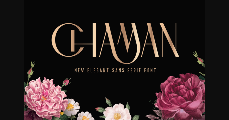 Chaman Font Poster 1