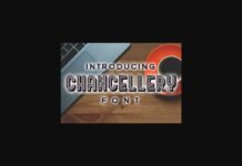Chancellery Font Poster 1