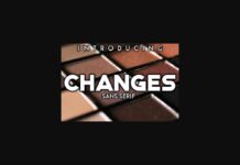 Changes Font Poster 1